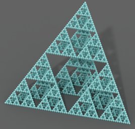 Sierpinsky-like 3D array